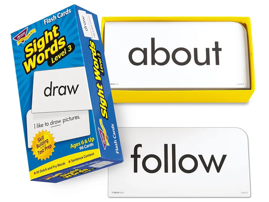 Sight-Words Level 3 Flash Cards- 95 Cards - US 6884