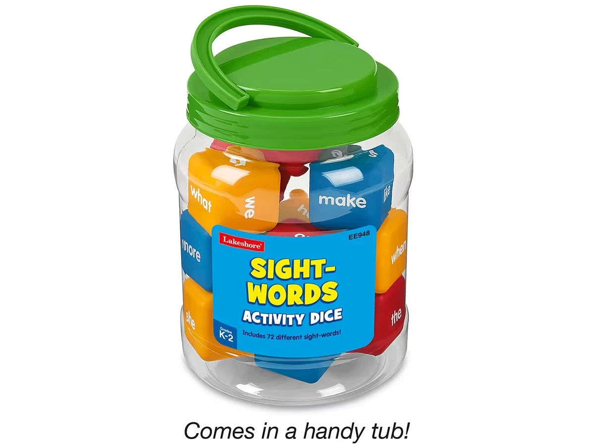Sight-Words Giant Activity Dice - US 9849
