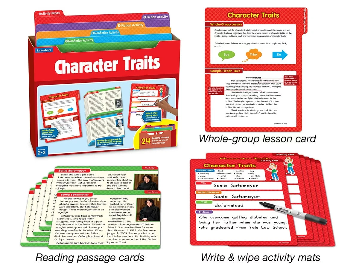 Character Traits Finding Evidence Kit - Gr. 2-3 - US 9370