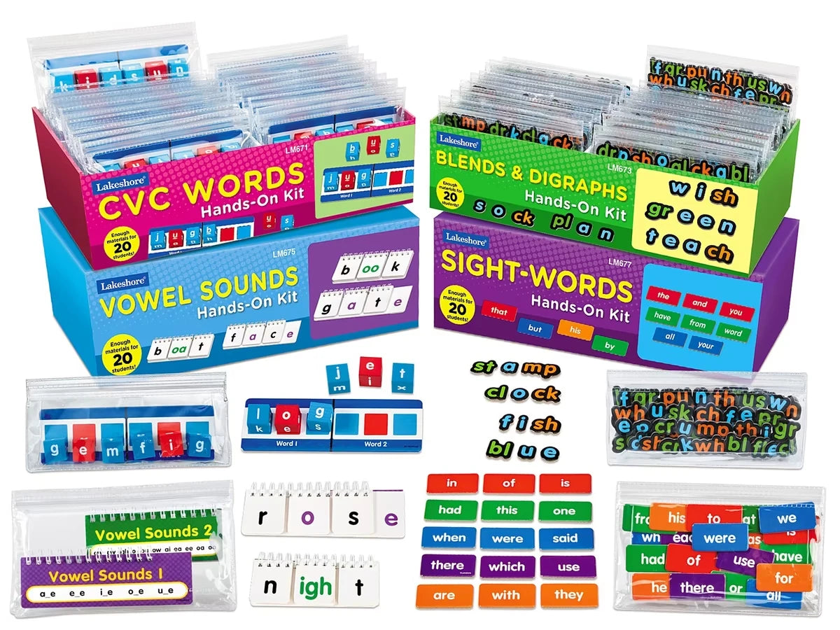 Hands-On Reading Skills Teaching Kits - Complete Set - US 5997