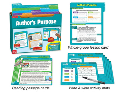 Author’s Purpose Finding Evidence Kit - Gr. 2-3 - US 3796
