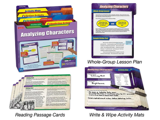 Analyzing Characters Finding Evidence Kit - Gr. 4-5 - US 2232