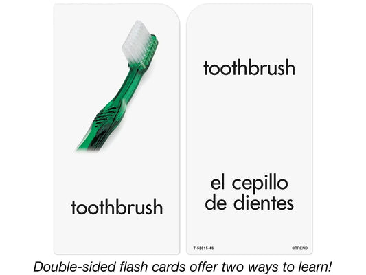Around-The-Home Picture-Words Bilingual Flash Cards - US 8094