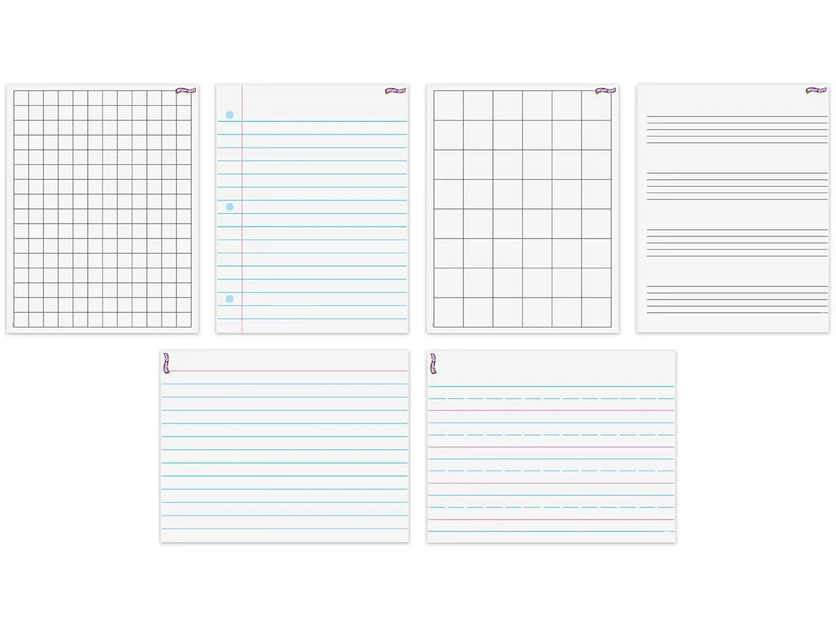 Giant Write & Wipe Pages - Variety Pack - US 7754