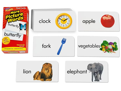 Picture-Words Flash Cards - US 5140