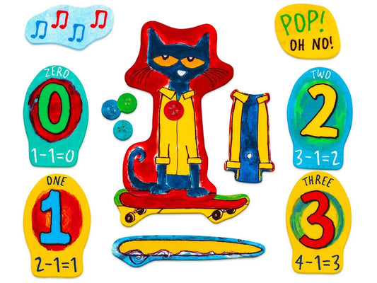 Pete the Cat® and His Four Groovy Buttons Felt Kit - US 3518