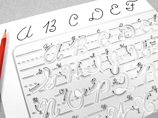 Cursive Writing Template - Uppercase Letters - US 4903