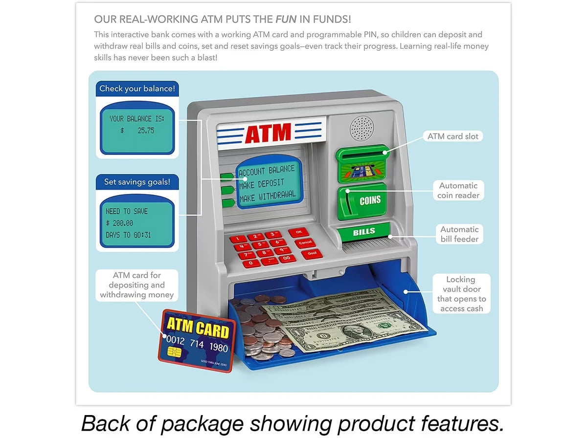 Real-Working ATM Bank - US 6144