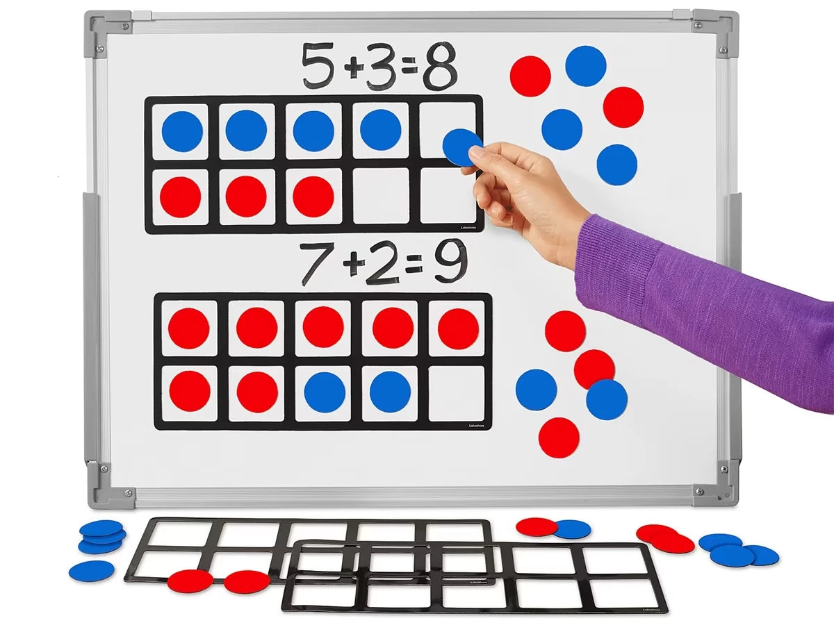Jumbo Magnetic Ten-Frames - Set of 4 - US 9591