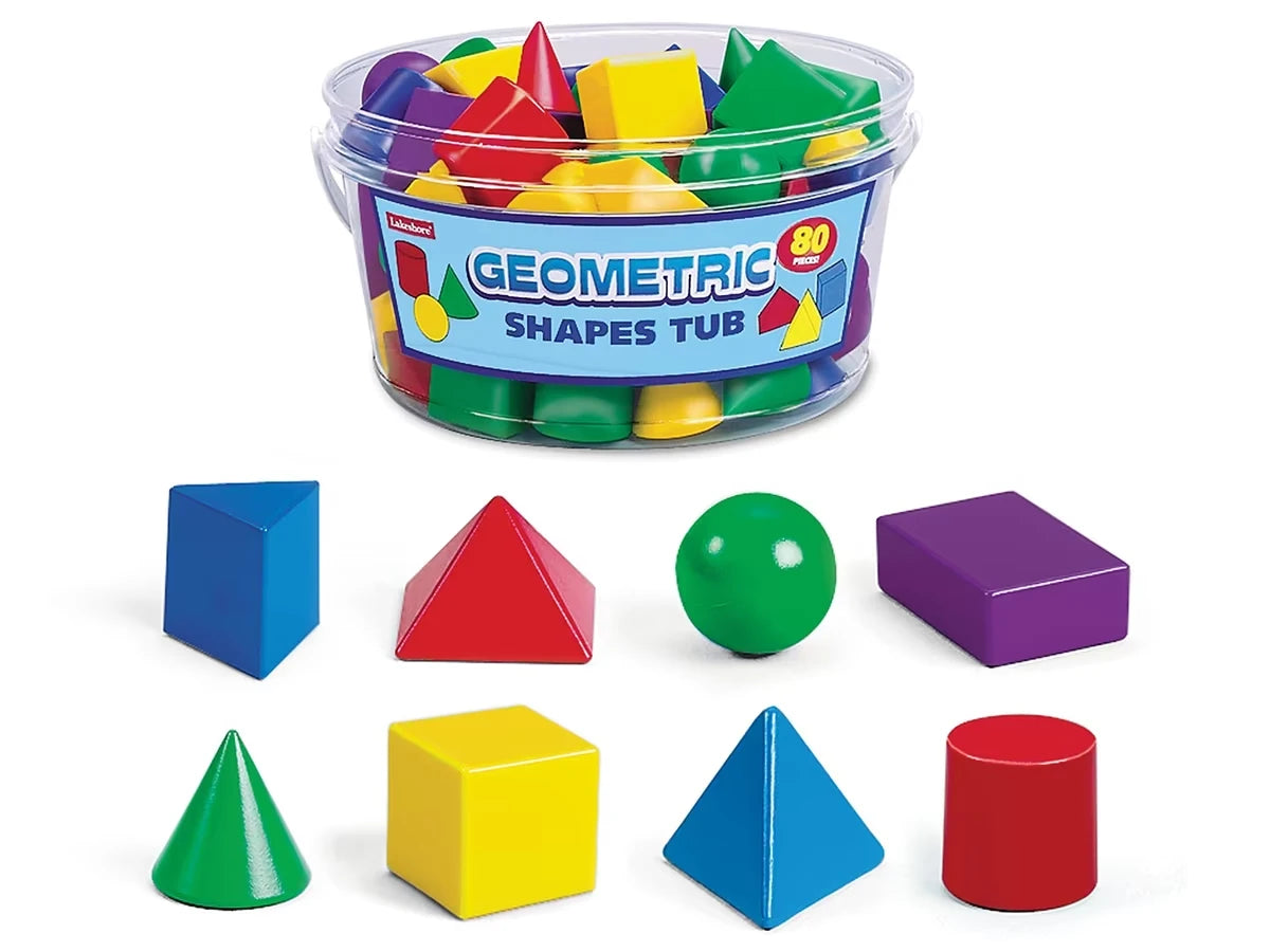 3-D Geometric Shapes Tub - US 4627
