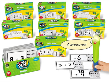 Power Pen!® Math Quiz Cards - Complete Set - US 7493