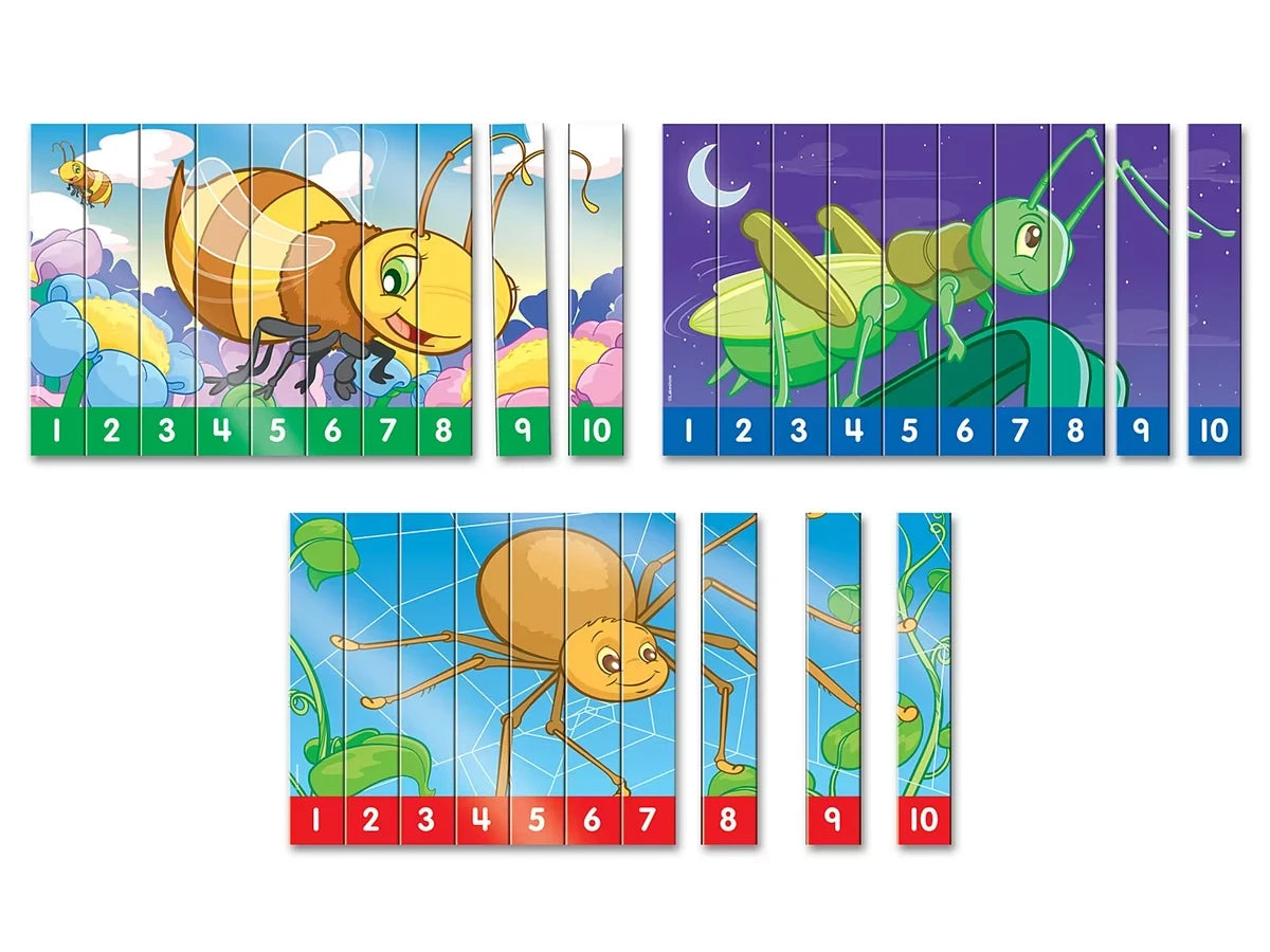 Sequencing Numbers 1-10 Puzzles - Set of 3 - US 6998