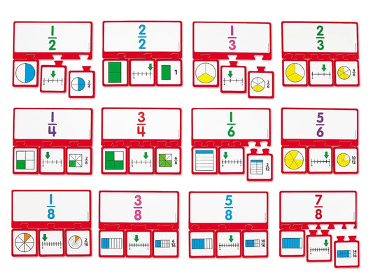 Fractions Equivalency Puzzles - US 3205