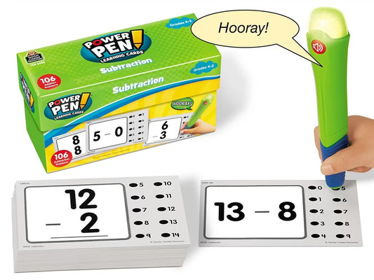 Subtraction Power Pen!® Quiz Cards - US 9264