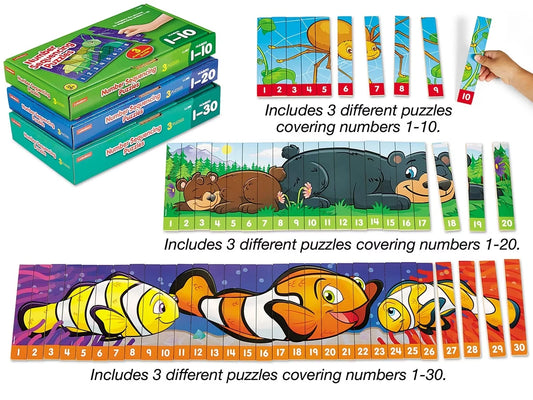 Number Sequencing Puzzles - Complete Set - US 1268
