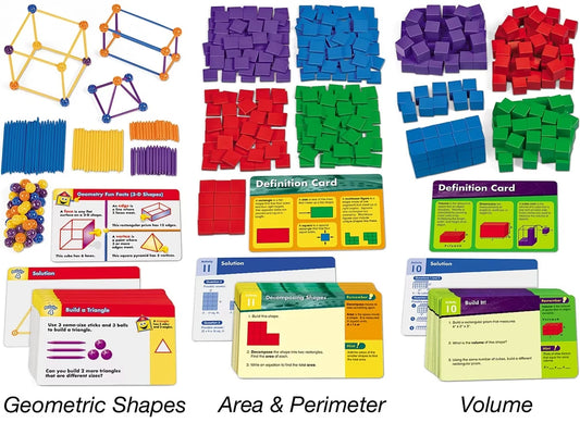 Build & Learn Geometry Kits - Complete Set - US 7901