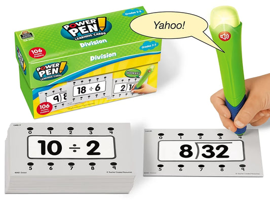 Division Power Pen!® Quiz Cards - US 5863