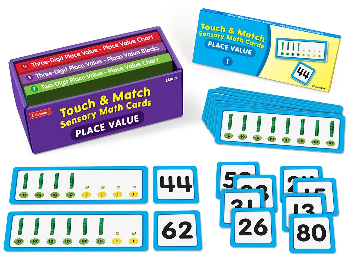 Touch & Match Sensory Place Value Cards - US 4108