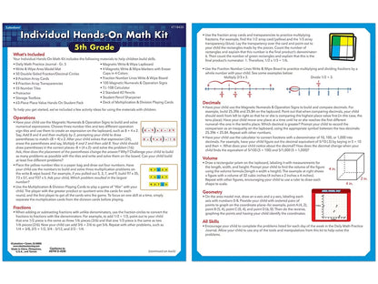 Individual Hands-On Math Kit – Gr. 5 - US 8098
