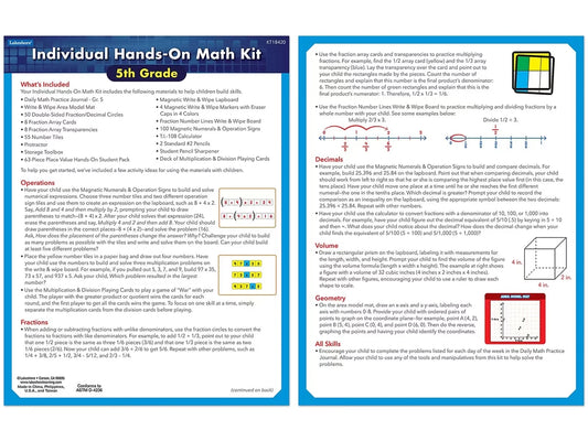 Individual Hands-On Math Kit – Gr. 5 - US 8098