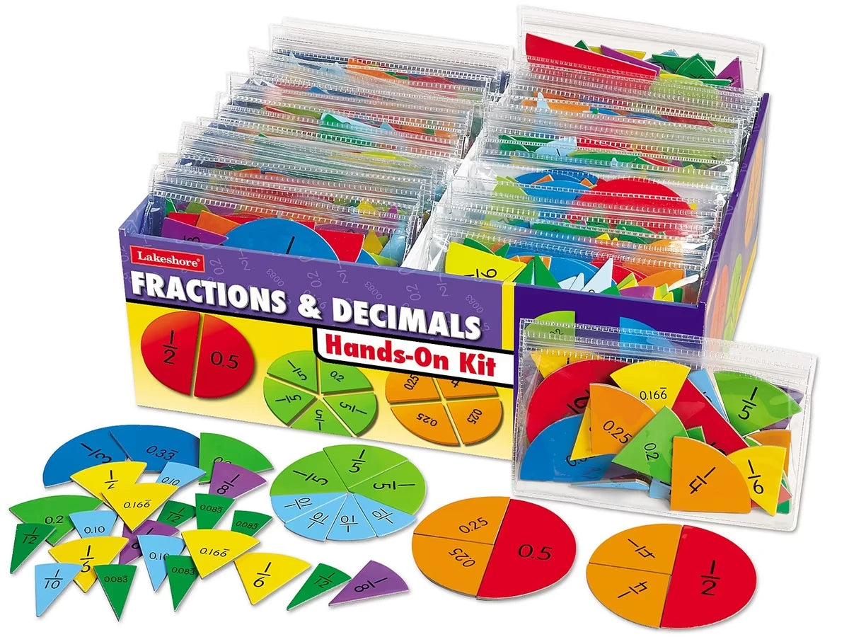 Fractions & Decimals Hands-On Teaching Kit - US 9383
