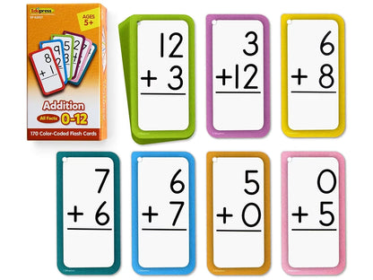 Addition All Facts 0-12 Flash Cards - US 1600