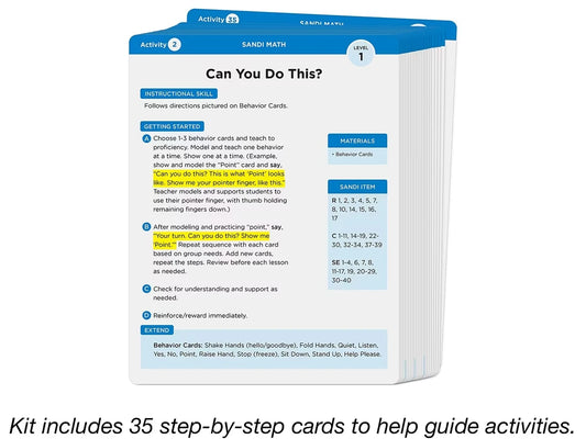 SANDI Instructional Kit: Math - Level 1 - US 7460