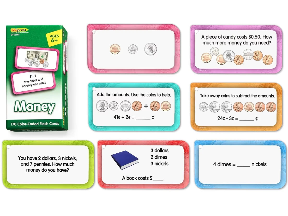 Money Flash Cards - US 8248