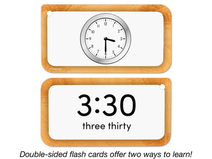 Telling Time Flash Cards - US 3024