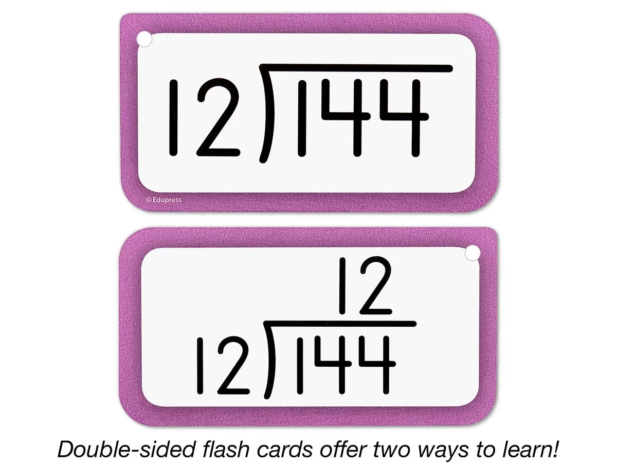 Division All Facts 0-12 Flash Cards - US 3138
