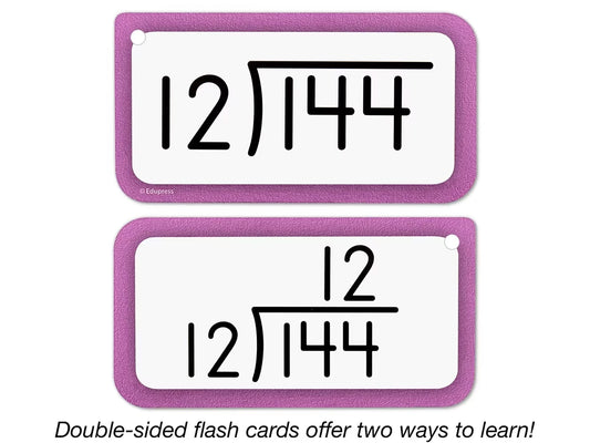 Division All Facts 0-12 Flash Cards - US 3138