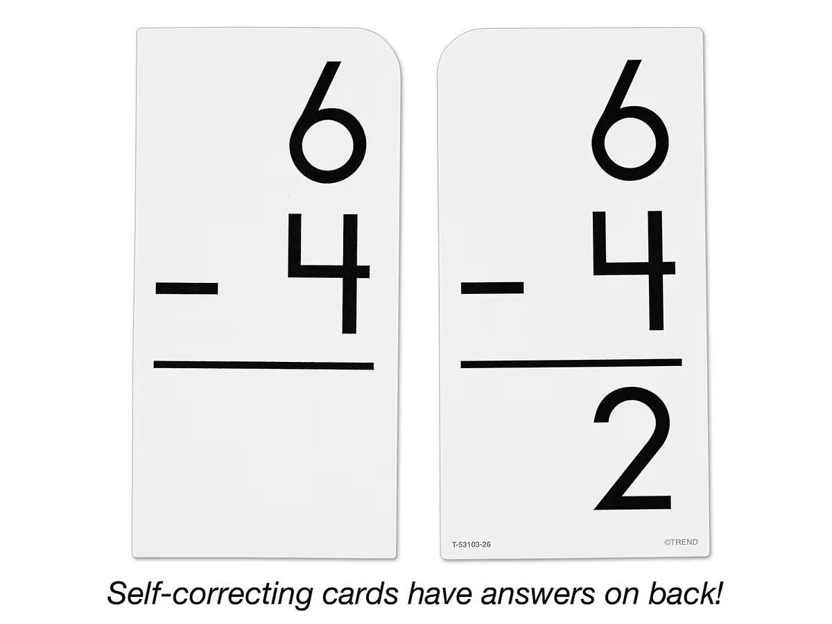 Subtraction 0-12 Flash Cards- 91 Cards - US 1131