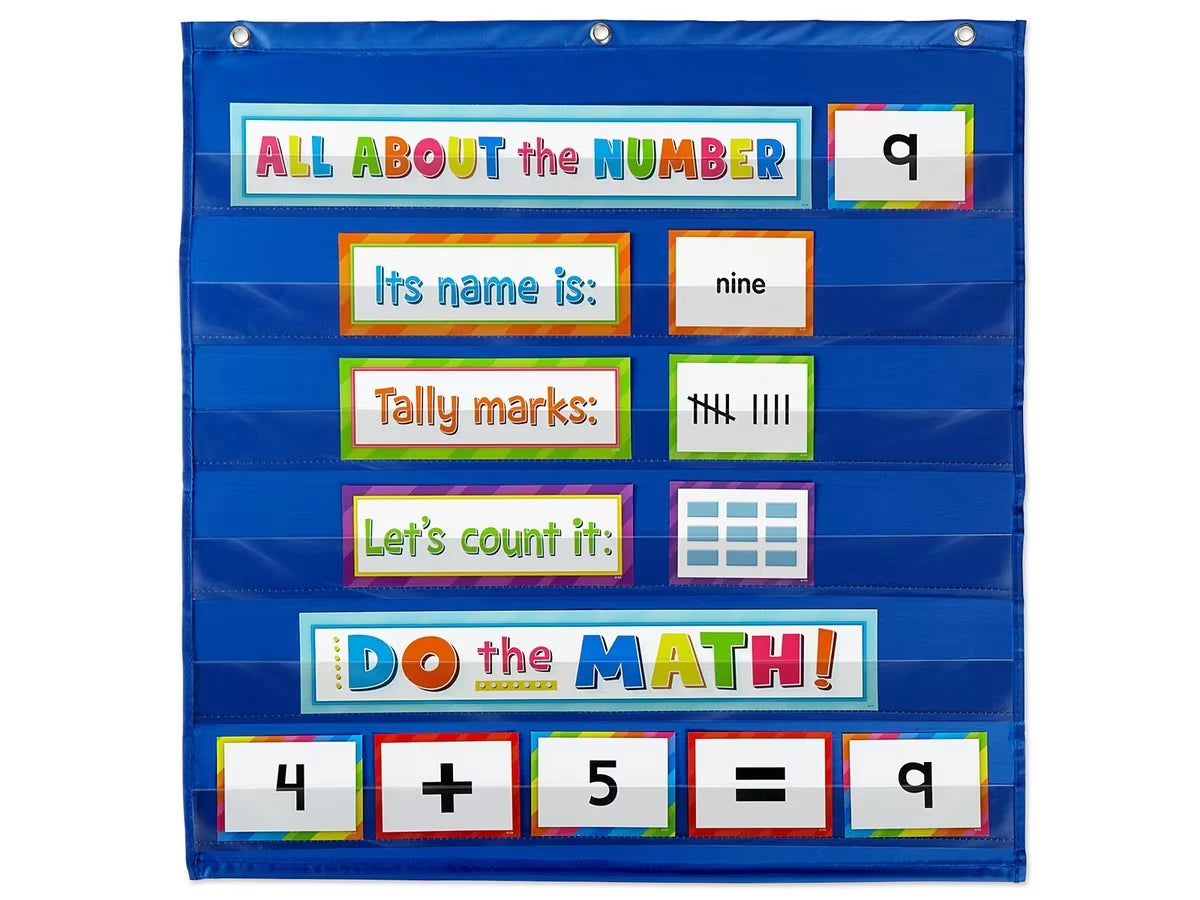 Numbers & Counting Pocket Chart Activity Cards - US 5100