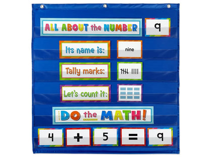 Numbers & Counting Pocket Chart Activity Cards - US 5100
