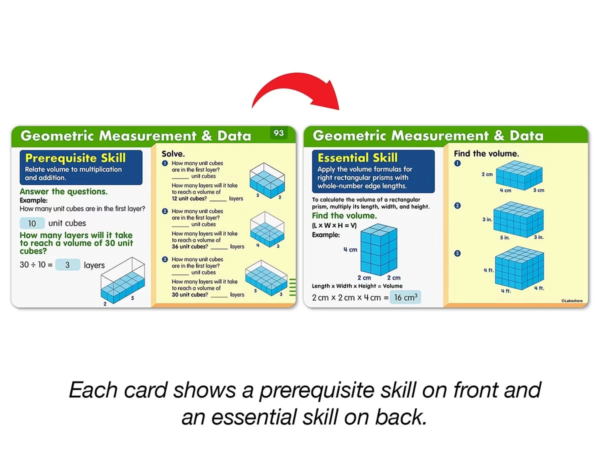 Bridge the Gap! Math Practice Cards - Gr. 5 - US 8869