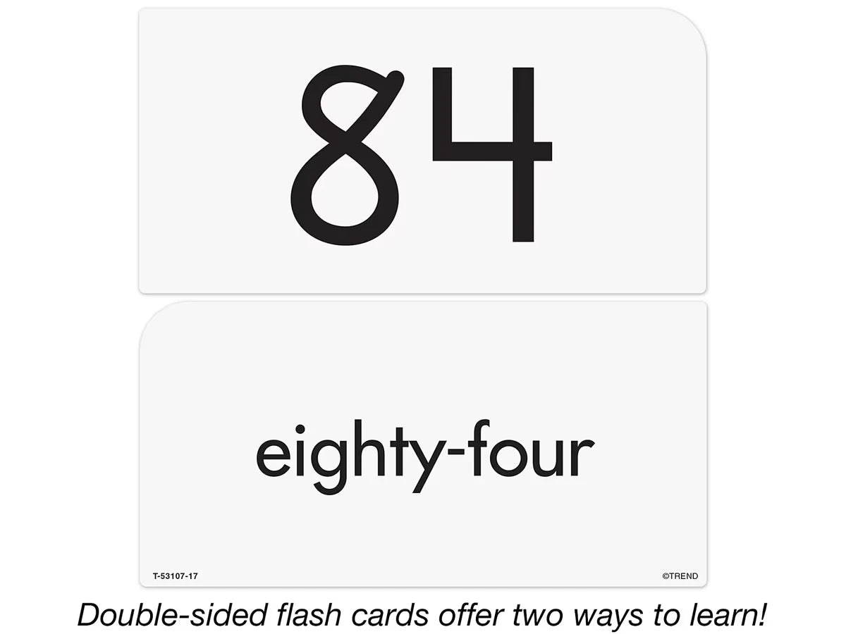 Numbers 0-100 Flash Cards - US 3730