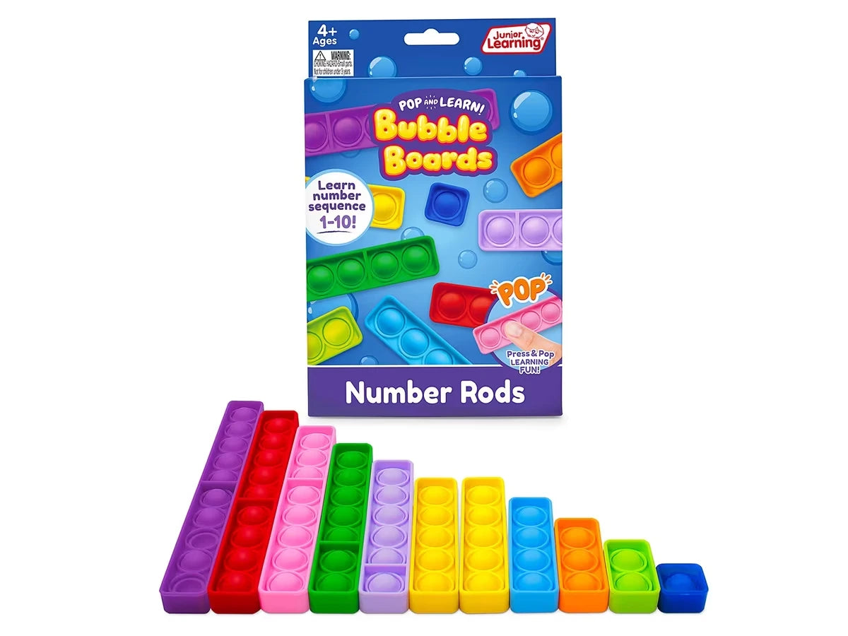 Number Rod Pop & Learn™ Bubble Boards - US 4521