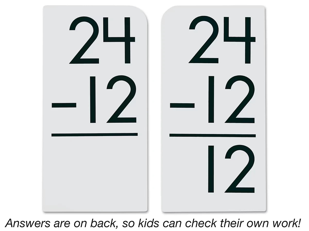 Subtraction All Facts 0-12 Flash Cards - US 4585