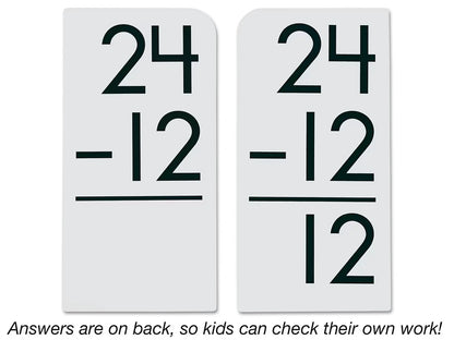 Subtraction All Facts 0-12 Flash Cards - US 4585