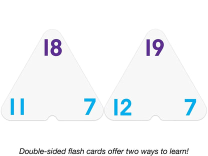 Addition & Subtraction Three-Corner® Flash Cards - US 1429