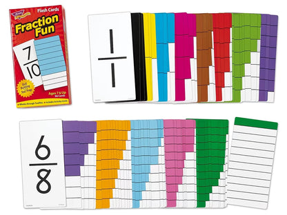 Fraction Fun Flash Cards- 96 Cards - US 8805