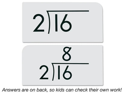 Division All Facts 0-12 Flash Cards - US 6994