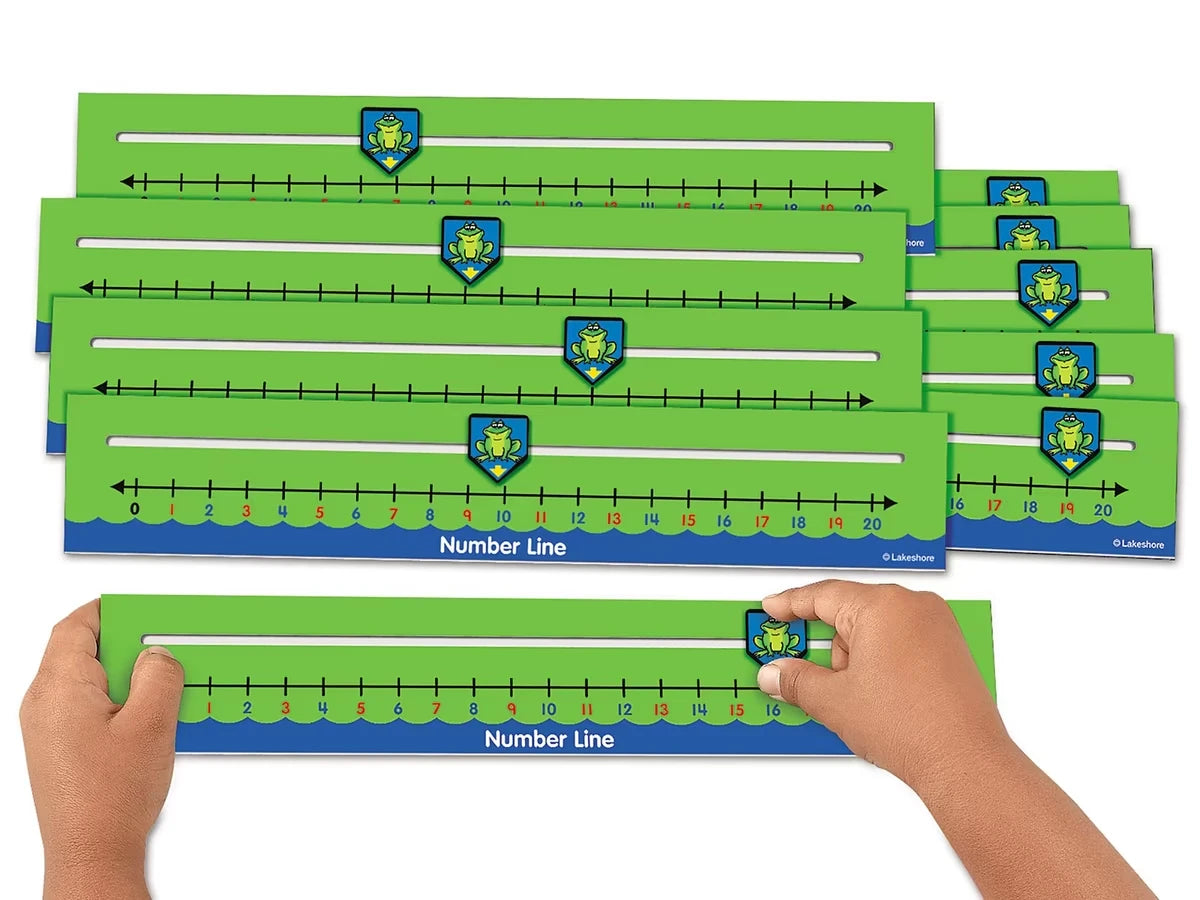 Number Line Slider Boards - Set of 10 - US 5850