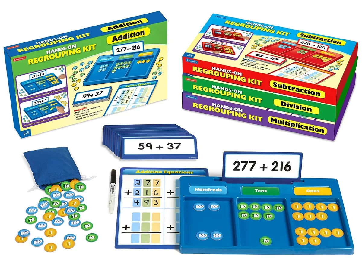Hands-On Regrouping Kits - Complete Set - US 9521