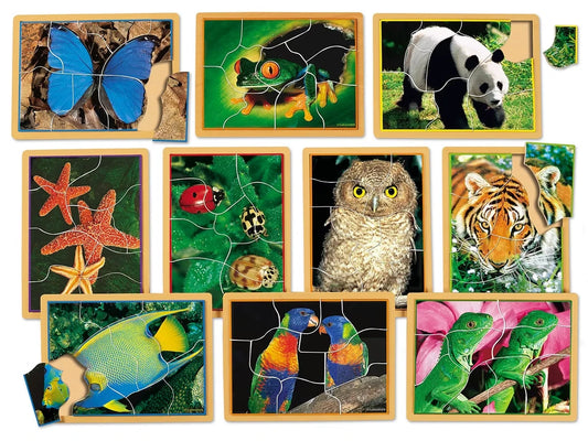 Animals Up Close Puzzle Set - US 1180