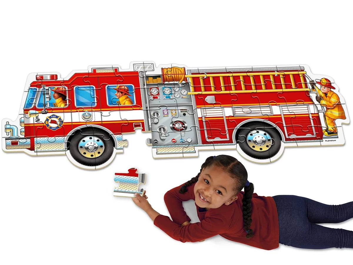 Fire Engine Floor Puzzle - US 6619