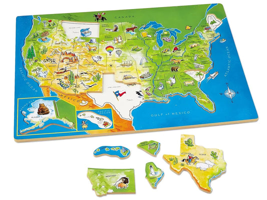 U.S.A. Map Puzzle - US 3669