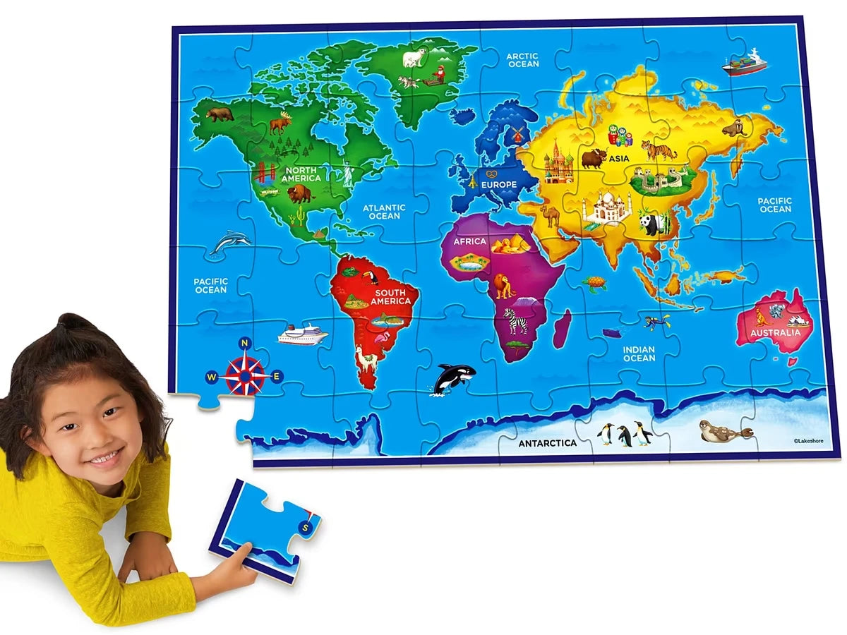 World Map Floor Puzzle - US 2308