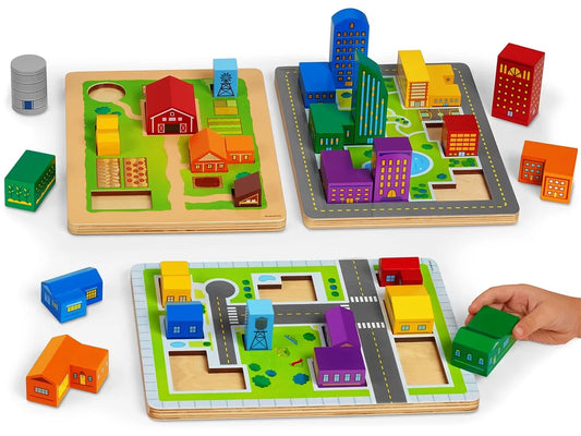 Build & Play Logic Puzzles - Complete Set - US 2419