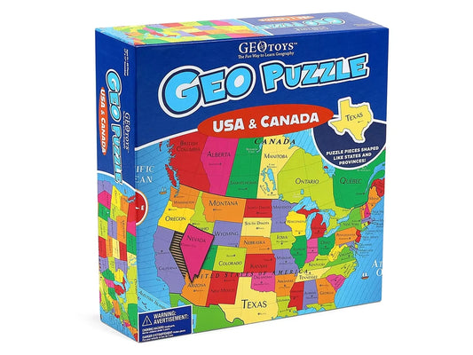 U.S.A. & Canada GeoPuzzle - US 3815